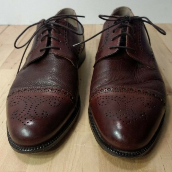 Montecatini Leather Wing Tip Oxford Italian Shoes main image 8